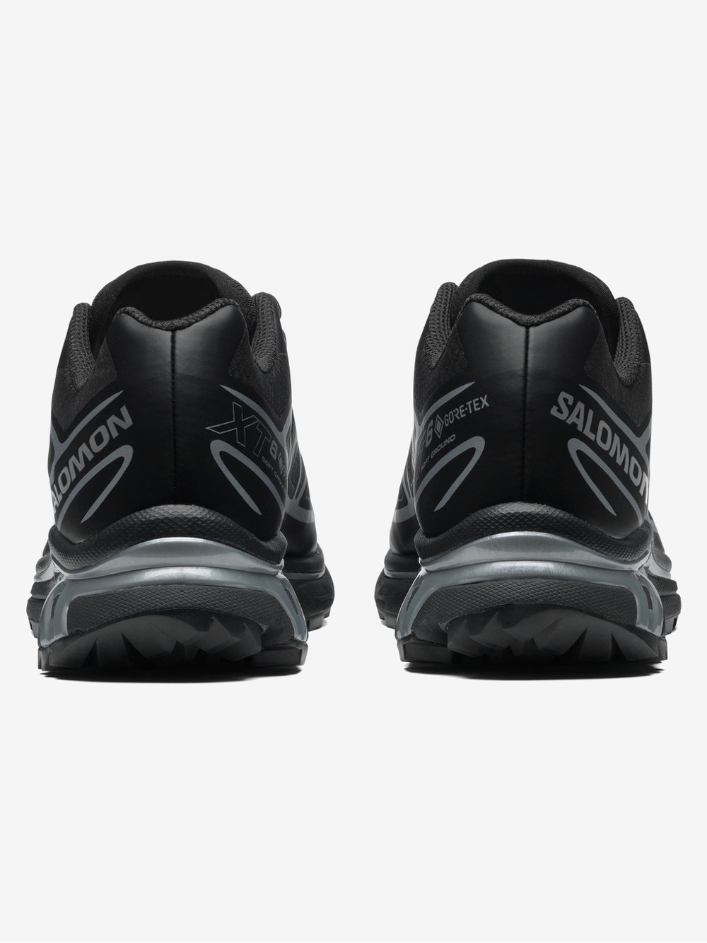 Salomon Black with Silver Accents Trail Shoe, Unisex, Size 9.5 - Picture 3 of 4